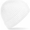 Čiapka Beechfield Rib knit - biela univerzal