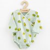Dojčenské mušelínové body s bočným zaväzovaním New Baby Avocado - 86 (12-18m)