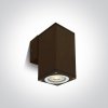 Vonkajšie nástenné svietidlo ONE LIGHT ext. nástenné svietidlo 67426B/BR