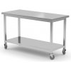 TECHNICA Pojazdný stôl s policou, zváraný, 1000x700x850 mm | TECHNICA, 1051070