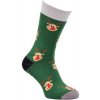 Dospelé froté ponožky Vianoce - 43-46 / zelená