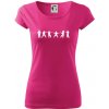 Karate postavy - Dámske tričko Pure - 2XL ( Purpurová )