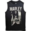 Rock Off tielko Bob Marley Marley B&W Čierna