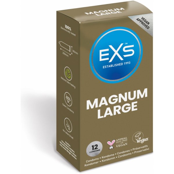 Kondóm, prezervatív EXS Magnum 12 pack