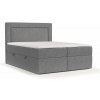 Sivá boxspring posteľ s úložným priestorom 180x200 cm Imagine – Maison de Rêve