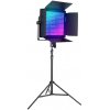 Neewer Novšia RGB1200 LED štúdiová súprava dve svietidlá 60W 2500-8500K + stojany + brány 065000