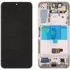 Samsung Galaxy S22 5G (SM-S901B) LCD displej + dotyková plocha + rám fialová - originál GH82-27520F, GH82-27521F