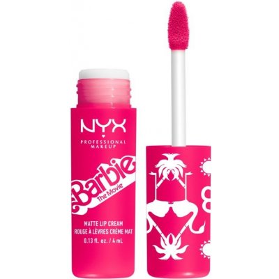 NYX Professional Makeup Barbie Smooth Whip Matte Lip Cream matný tekutý rúž 01 Dreamhouse Pink 4 ml