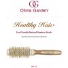 Olivia Garden Healthy Hair Bamboo termálne kefa na vlasy HH33 33 mm