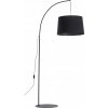 Podlahová lampa TK-Lighting ORTA E27 15 W čierna