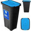KOŠ NA ODPADKY NÁDOBA NA TRIEDENÝ ODPAD 30L VEDRO SMETNÝ KÔŠ S VEKOM