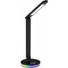 Polux | LED RGBW Stmievateľná dotyková stolná lampa NEPTUN LED/7W/230V čierna | SA1934