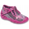 Befado detské papuče Sponky ružové veľkosť 26