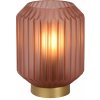 Lucide 45595/01/66 stolná lampička Sueno 1x40W | E14 - ružová, vypínač na kábli