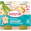 BABYBIO menu hrášok a zemiaky s islandskou treskou 2x200 g