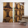 Sablio Záves Drevené sudy: 2 ks 140x250 cm