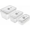 Zwilling Fresh & Save sada vákuových dóz na potraviny, sklo, 3 ks, 36803-003