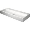 Umývadlo na skrinku dvojité DURAVIT Vero Air sanitárna keramika biela 120 cm 2350120024