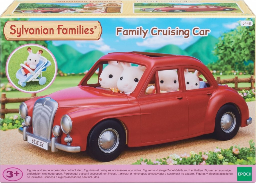 Sylvanian families 5448 rodinné cestovné auto s kočíkom a autosedačkou