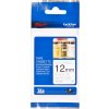 páska BROTHER TZeN231 čierne písmo, biela páska nelaminovná NON LAMINATED Tape (12mm) TZEN231