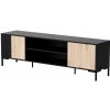 CMM Cama RTV skrinka MERCI RTV skrinka 180 x 40 x 53,5 cm čierna/dub artisan