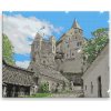 Diamantové maľovanie - Hrad Pernštejn 03 - 100x80 cm, plátno vypnuté na rám - výroba CZ