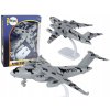 Lietadlo Sivý Vojenský Moro UNITED Figurka HW-605