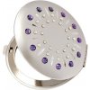 Kozmetické vreckové zrkadlo sa Swarovski Elements sun tmavofialová EL-01.6 Tanzanite