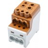 SIMBLOCK Rozbočovacia svorka 70mm2 SDB 200 hnedá Al/Cu vstup 1x70mm2 výstup 6x16mm2 a 1x35mm2
