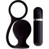 Análny kolík s krúžkom Ass Cork Black