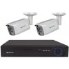 Securia Pro IP 2 kamerový systém 4MPx, NVR2CHV4S-W smart, biely Nahrávanie: bez disku