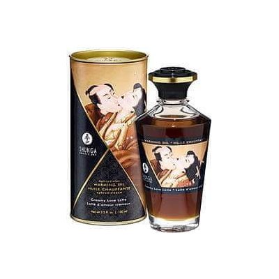 Shunga Afrodiziakálny hrejivý olej Shunga Aphrodisiac Warming Oil Creamy Love Latte 100 ml