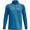 Chlapčenské tričko s dlhým rukávom Under Armour, TECH 2.0 1/2 ZIP modrá,čierna yxl