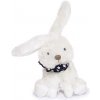 Doudou Plyšový králíček s šátkem 12 cm tmavě modrá s hvězdičkami