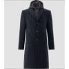 Pánsky modrý kabát s odopínateľnou vsadkou s kapucňou CLUB OF GENTS slim fit Veľkosť: 50