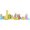 Kostky Bigjigs Toys Baby barevné Safari