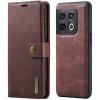 DG.MING 45676 DG.MING Peňaženkový obal 2v1 OnePlus 10 Pro 5G červený