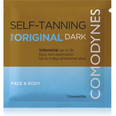 Comodynes Self-Tanning Towelette samoopaľovací obrúsok na tvár a telo odtieň dark 8 ks