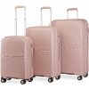 KONO travel set kufrov polypropylén - 40L, 68L, 97L - nude