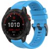 Remienok Solid Wristband modrý pre Garmin Fenix 7 Solar