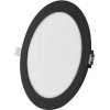 EMOS ZD1343 NEXXO LED stropné zápustné svietidlo 225mm 18W 1600lm 3000/3500/4000K čierna