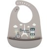 Canpol babies Bonjour Paris Bibs podbradníček Beige 1 ks