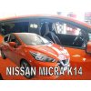 Deflektory Nissan Micra K-14 5D KAPOTÁŽE 2017 + zadné kryty