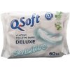 Q Soft Deluxe Sensitive vlhčený toaletný papier 60ks