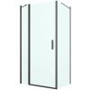 Súprava sprchové dvere Oltens Verdal 21205300, stena sprchovacieho kúta Oltens Hallan 22100300