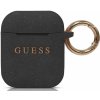 Guess Silikónové Puzdro pre Airpods 1/2 Black (EU Blister) GUACCSILGLBK