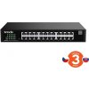 Tenda TEG2224D Websmart L2 cloud managed switch, 24x 10/100/1000 Mbps, Kov, Fanless-bez ventilátorů