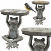 Exner GmbH Napájadlo pre vtáky Frog2, 29,5x23 cm, magnézium, sivá