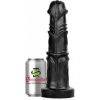 Sinnovator Steed Platinum Silicone Dildo 10 Inches Black, prémiové silikónové dildo s Vac-U-Lock 28 x 4,4–5,5 cm