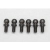 Yokomo BD8'18 4.8mm guľové čapy (krátky krčok/11.5mm), 6 ks (B8-206SHSA)